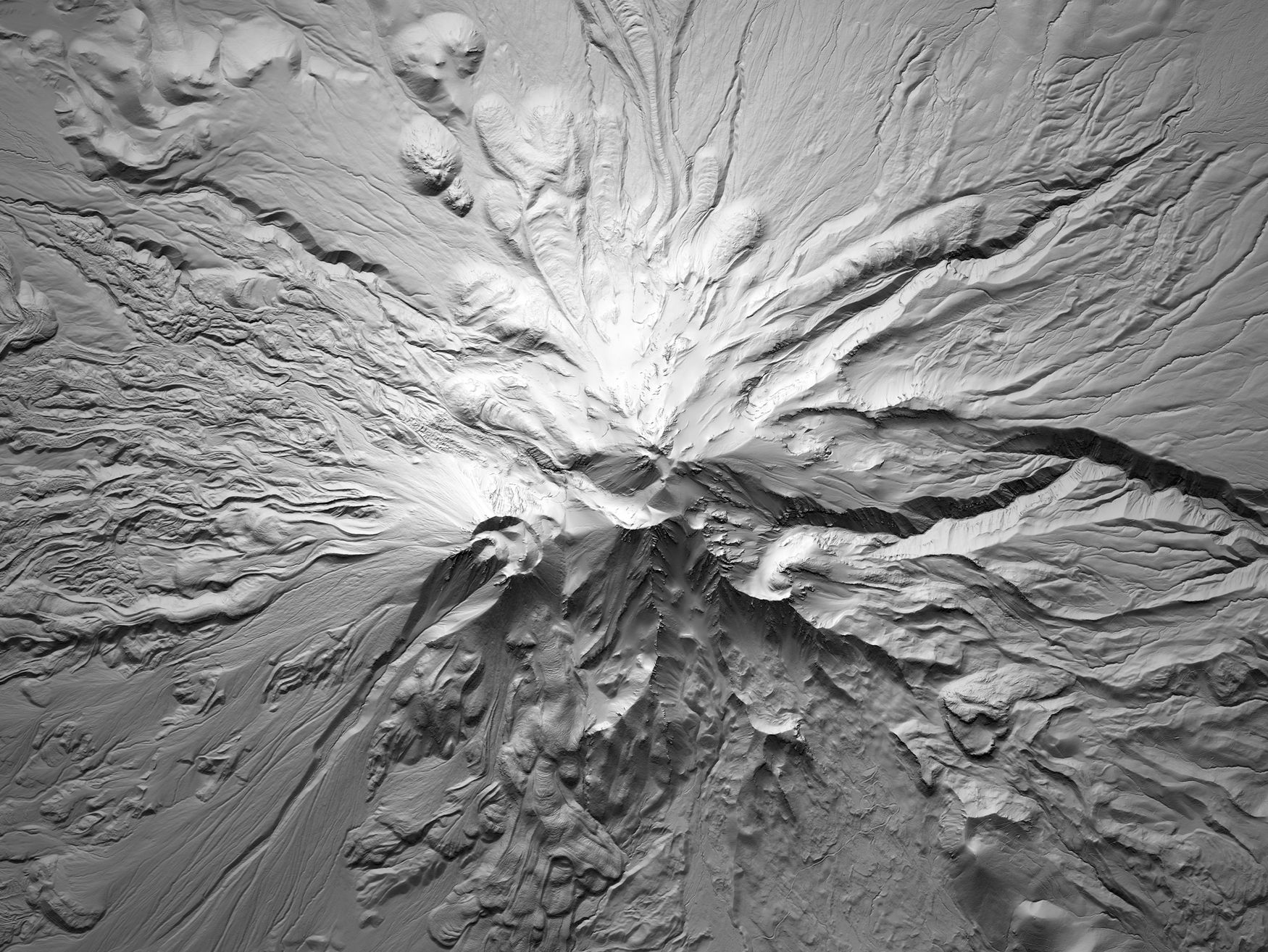 Mount Shasta Terrain Map